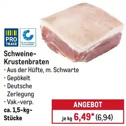 METRO Schweine- Krustenbraten Angebot