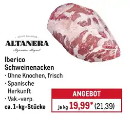 METRO ALTANERA Iberico Schweinenacken Angebot