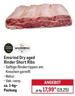 METRO Emsrind Dry aged Rinder Short Ribs Angebot