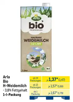 METRO Arla Bio H-Weidemilch Angebot