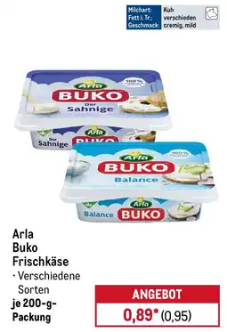 METRO Arla Buko Frischkäse Angebot