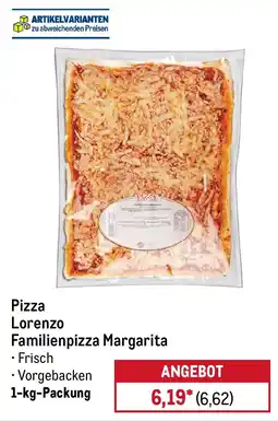 METRO Pizza Lorenzo Familienpizza Margarita Angebot