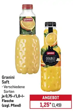 METRO Granini Saft Angebot