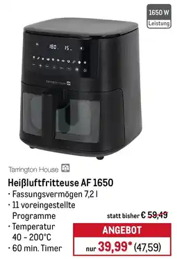 METRO Tarrington House Heißluftfritteuse AF 1650 Angebot