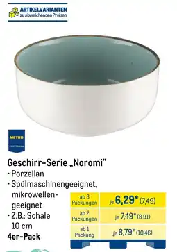 METRO METRO PROFESSIONAL Geschirr-Serie „Noromi" Angebot