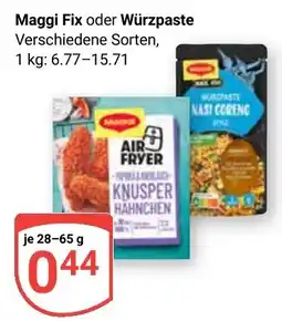 Globus Maggi Fix oder Würzpaste Angebot