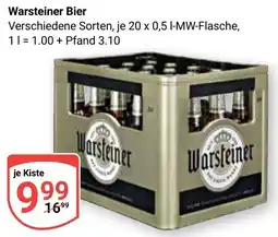 Globus Warsteiner Bier Angebot