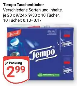 Globus Tempo Taschentücher Angebot