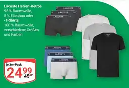 Globus Lacoste Herren-Retros oder -T-Shirts Angebot