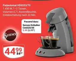 Globus Senseo Padautomat HD6553/70 Angebot