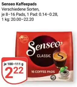 Globus Senseo Kaffeepads Angebot