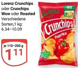 Globus Lorenz Crunchips oder Crunchips Wow oder Roasted Angebot