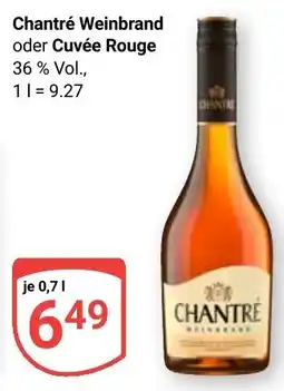 Globus Chantré Weinbrand oder Cuvée Rouge Angebot