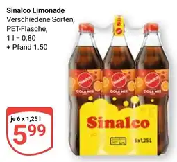 Globus Sinalco Limonade Angebot
