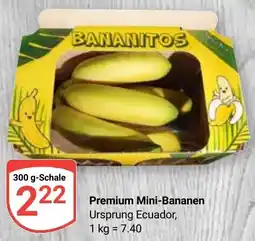 Globus Premium Mini-Bananen Angebot