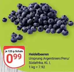 Globus Heidelbeeren Angebot