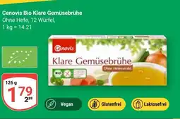 Globus Cenovis Bio Klare Gemüsebrühe Angebot