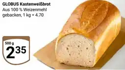 Globus GLOBUS Kastenweiẞbrot Angebot