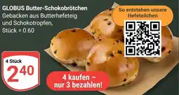 Globus GLOBUS Butter-Schokobrötchen Angebot