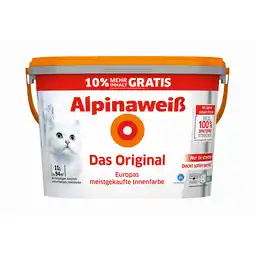 toom Baumarkt Innenfarbe 'Alpinaweiß' matt 11 l Angebot