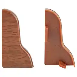 toom Baumarkt toom Endkappe geschwungen Lapacho Chocolate 20 x 40 mm, 2 Stück Angebot