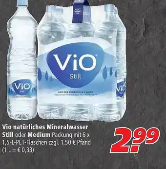 Marktkauf Vio Natürliches Mineralwasser Still Oder Medium Angebot