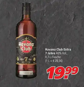 Marktkauf Havana Club Extra 7 Jahre Angebot