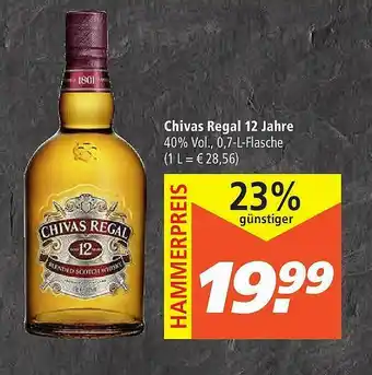 Marktkauf Chivas Regal 12 Jahre Angebot