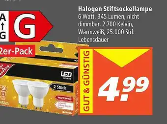 Marktkauf Halogen Stiftsockellampe Angebot