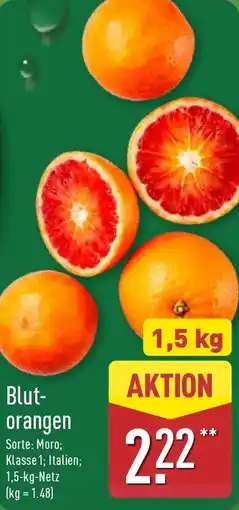 Aldi Nord Blutorangen Angebot