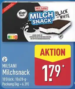 Aldi Nord MILSANI Milchsnack Angebot
