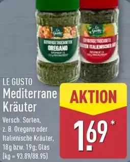 Aldi Nord LE GUSTO Mediterrane Kräuter Angebot
