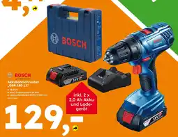 Globus Baumarkt BOSCH Akkubohrschrauber ,,GSR 180 LI” Angebot