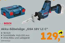 Globus Baumarkt BOSCH Akku-Säbelsäge „GSA 18V LI C❝ Angebot
