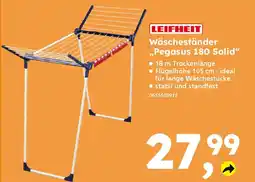 Globus Baumarkt LEIFHEIT Wäscheständer ,,Pegasus 180 Solid" Angebot