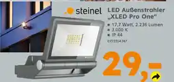 Globus Baumarkt steinel LED Außenstrahler ,,XLED Pro One" Angebot