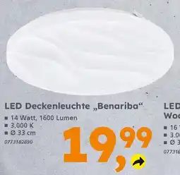 Globus Baumarkt LED Deckenleuchte,,Benariba❝ Angebot