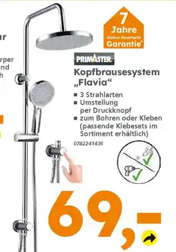 Globus Baumarkt PRIMASTER Kopfbrausesystem ,,Flavia❝ Angebot