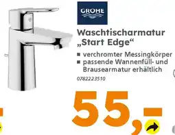 Globus Baumarkt GROHE Waschtischarmatur ,,Start Edge" Angebot