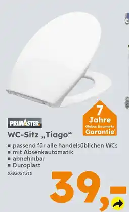 Globus Baumarkt PRIMASTER WC-Sitz,,Tiago" Angebot