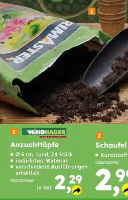 Globus Baumarkt WINDHAGER Anzuchttöpfe Angebot