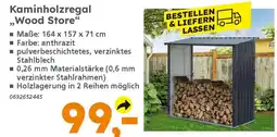 Globus Baumarkt Kaminholzregal ,,Wood Store" Angebot