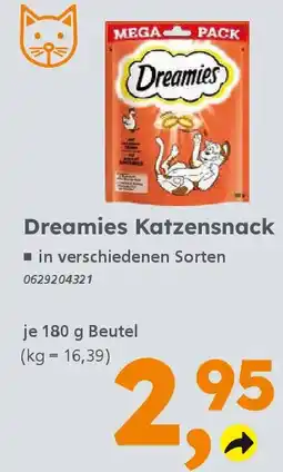 Globus Baumarkt Dreamies Katzensnack Angebot
