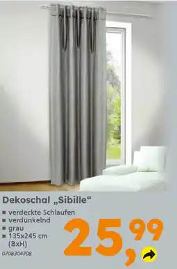 Globus Baumarkt Dekoschal ,,Sibille❝ Angebot