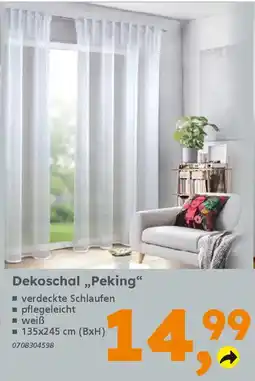 Globus Baumarkt Dekoschal "Peking" Angebot