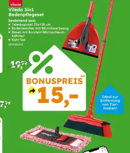 Globus Baumarkt vileda Vileda 3in1 Bodenpflegeset Angebot