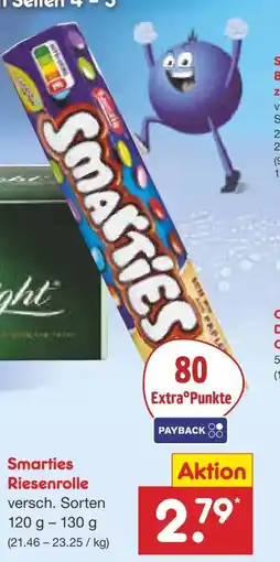 Netto Marken-Discount Nestlé Smarties Riesenrolle Angebot