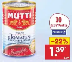 Netto Marken-Discount Mutti Tomatenfruchtfleisch Angebot