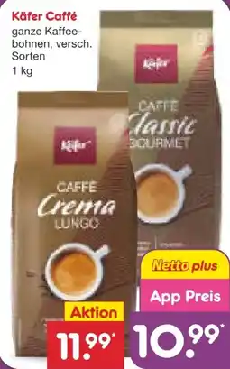 Netto Marken-Discount Käfer Kaffee Caffè Crema Lungo Angebot