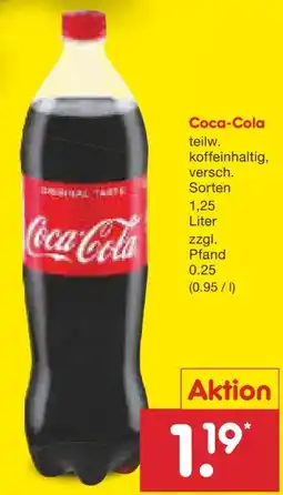 Netto Marken-Discount Coca-Cola Original Taste Angebot
